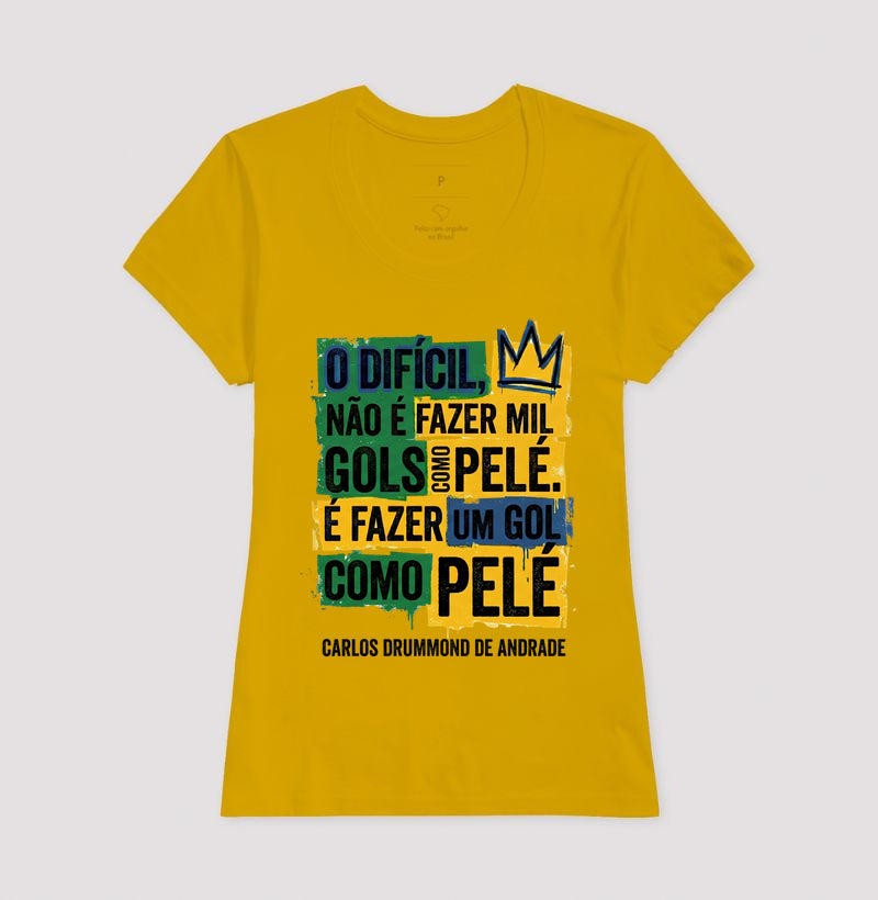 Carlos Drummond sobre Pelé - Feminino