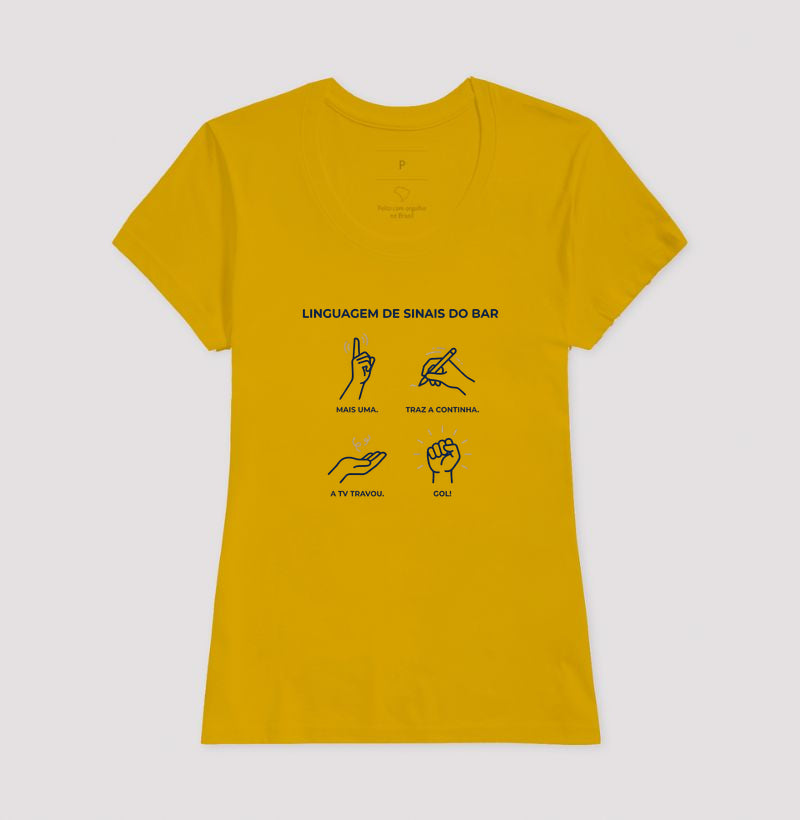 Linguagem de Sinais do Bar - Feminino