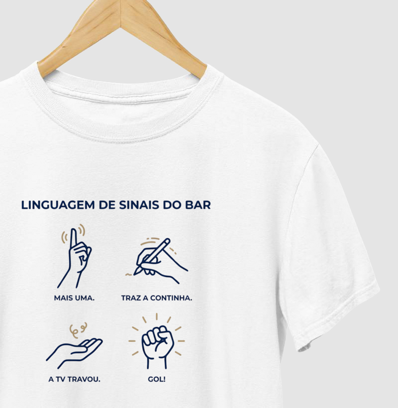 Linguagem de Sinais do Bar - Masculino
