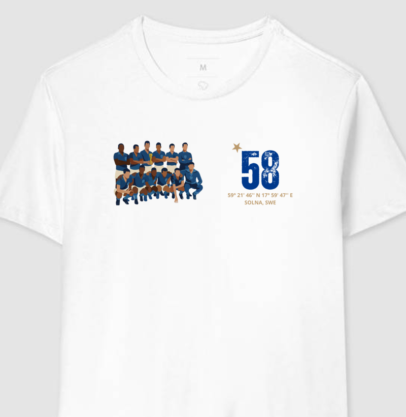 Camiseta Seleção 1958 - Masculino