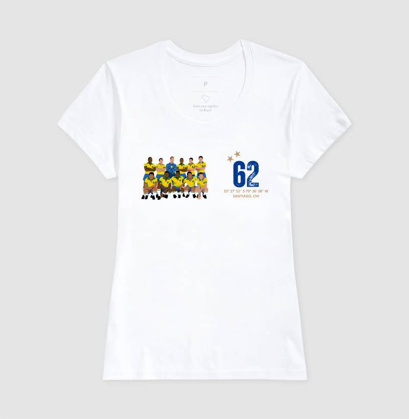 Camiseta Seleção 1962 - Feminino