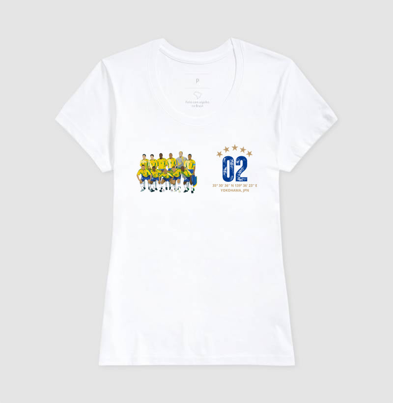Camiseta Seleção 2002 - Feminino