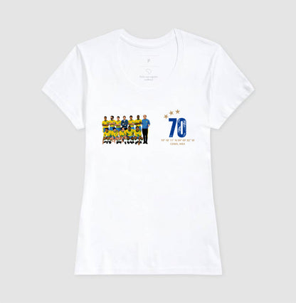 Camiseta Seleção 1970 - Feminino