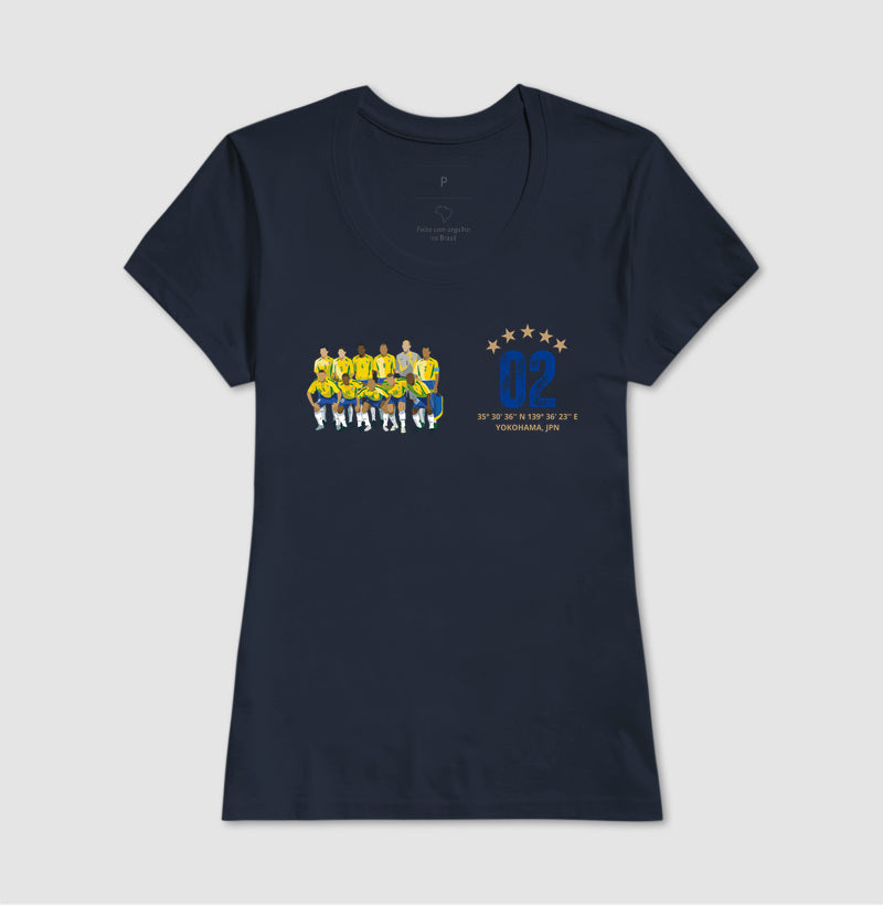 Camiseta Seleção 2002 - Feminino