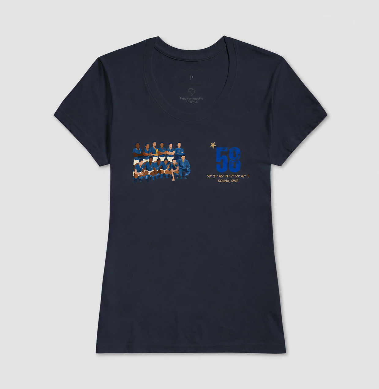 Camiseta Seleção 1958 - Feminino