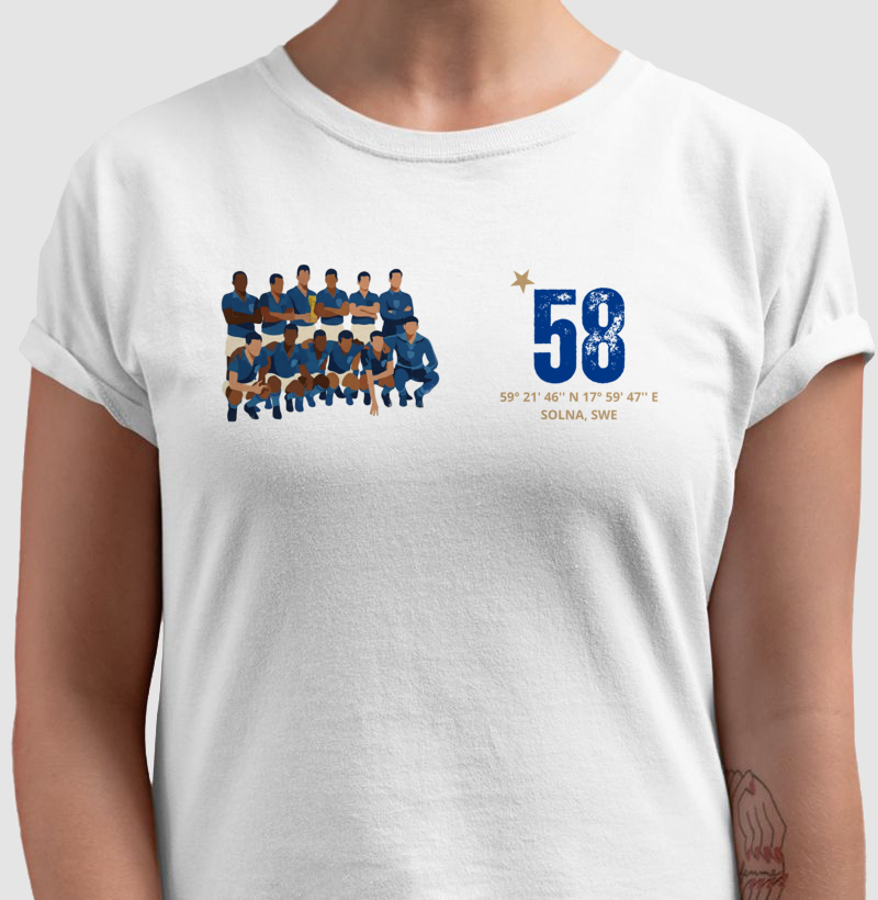 Camiseta Seleção 1958 - Masculino