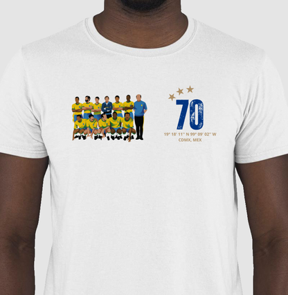 Camiseta Seleção 1970 - Masculino