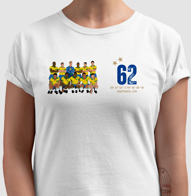 Camiseta Seleção 1962 - Masculino