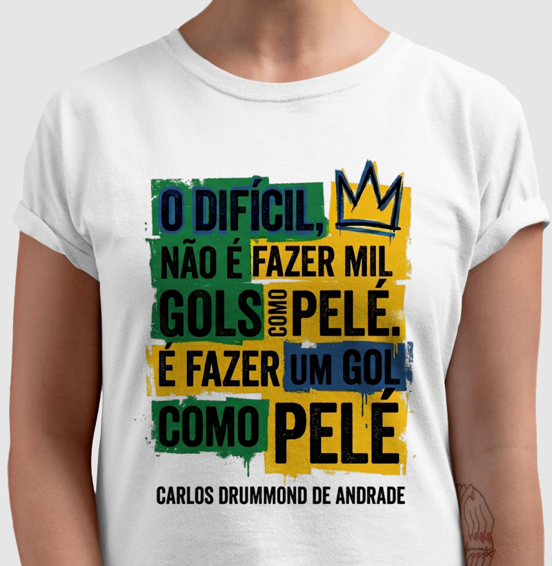 Carlos Drummond sobre Pelé - Masculino