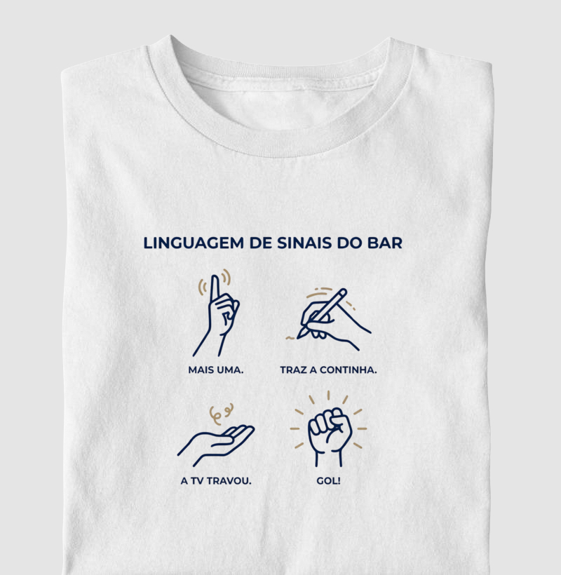 Linguagem de Sinais do Bar - Masculino