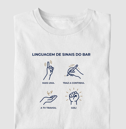 Linguagem de Sinais do Bar - Masculino