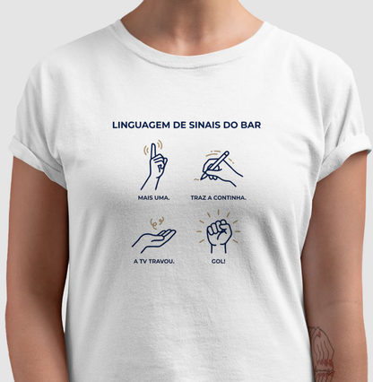 Linguagem de Sinais do Bar - Masculino