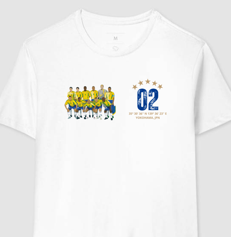 Camiseta Seleção 2002 - Masculino